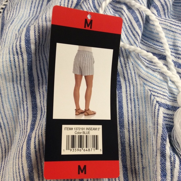 Women’s Briggs Blue Drawstring Shorts NWT - Picture 6 of 7